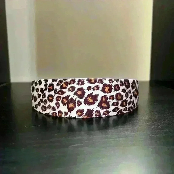 Shashi Leopard Print 1.5” Wide Headband | Hair Accessories | Purple Violet Brown - Picture 1 of 7